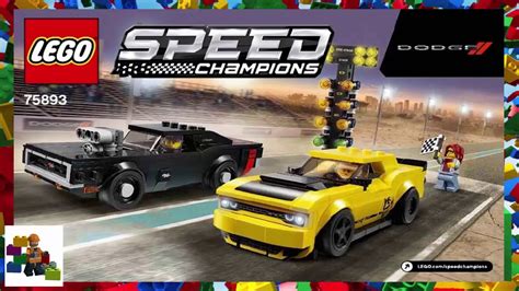 Lego Instructions Speed Champions 75893 1970 Dodge Charger Rt