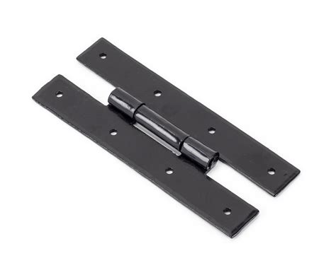 Black H Hinge Pair By From The Anvil Roundtower Hardware