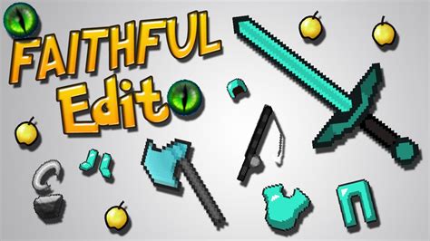 Minecraft Faithful Edit 32x Pack Release Free Custom Blocks Lag Free Long Swords And More