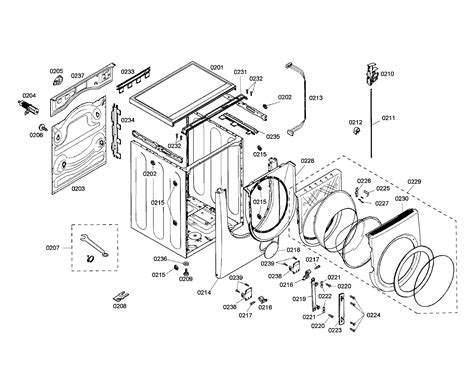 Bosch 800 Series Dishwasher Parts Diagram
