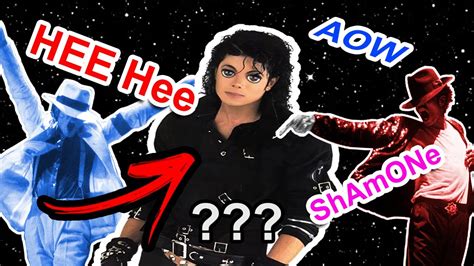 Every Variation Of Michael Jackson Grunts Hee Hee Aow Shamone Youtube