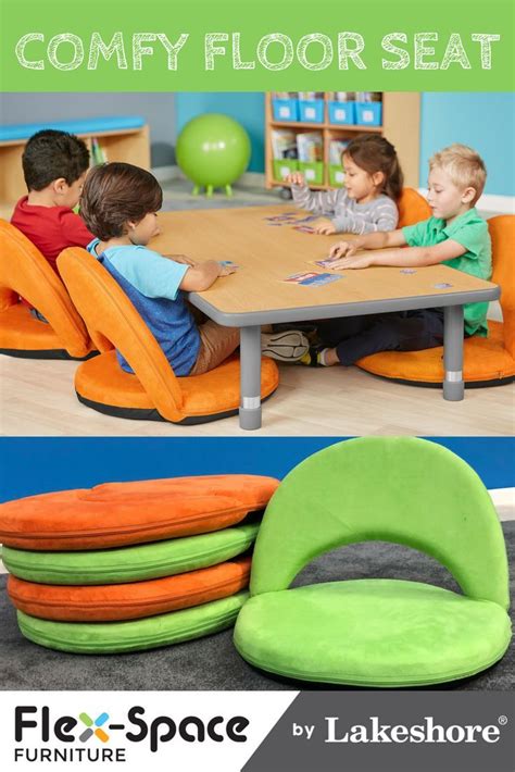 Our Comfy Floor Seat Features Cushioned Back Support That Adjust To The