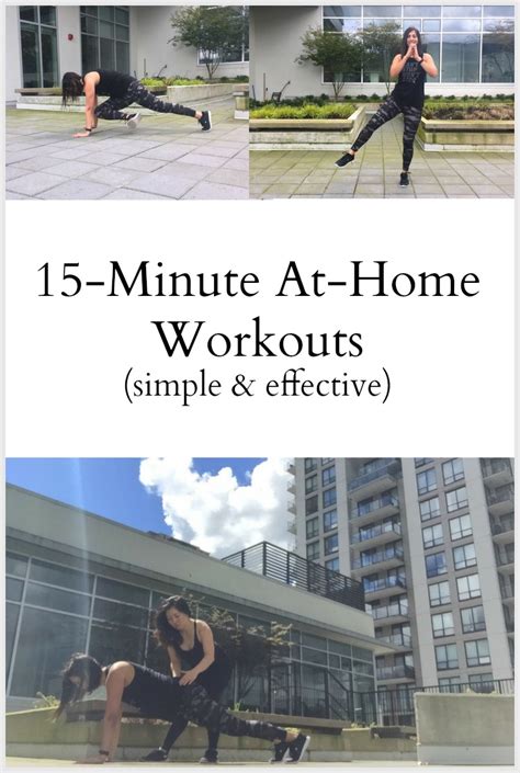 15 Minute At Home Workouts The Write Balance
