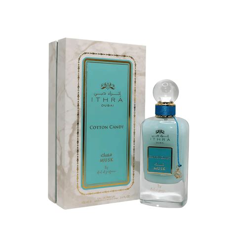 Cotton Candy Ithra Dubai Musk 100ml EDP By Ard Al Zaafaran Arabian Perfumes Bokhoor