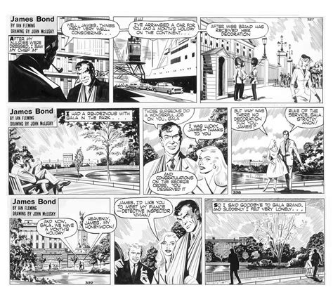 John Mclusky James Bond Comic Strip James Bond Comic Books Art Comic Books