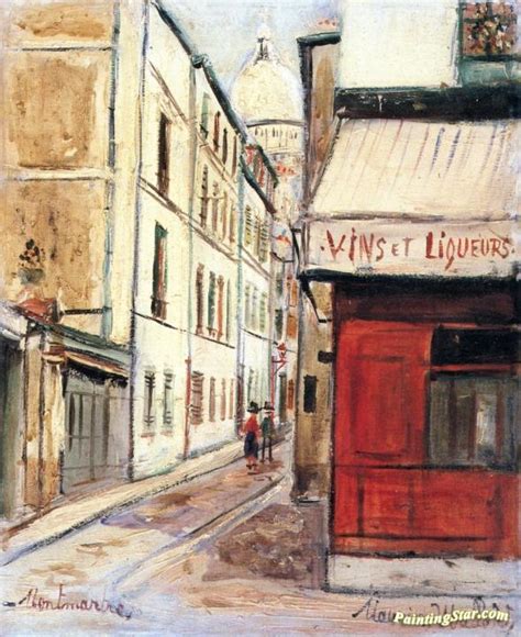 Montmartre Sacre Coeur Artwork By Maurice Utrillo Oil Painting And Art
