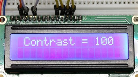 Arduino Experiments Lcd Contrast Control With Pwm Youtube