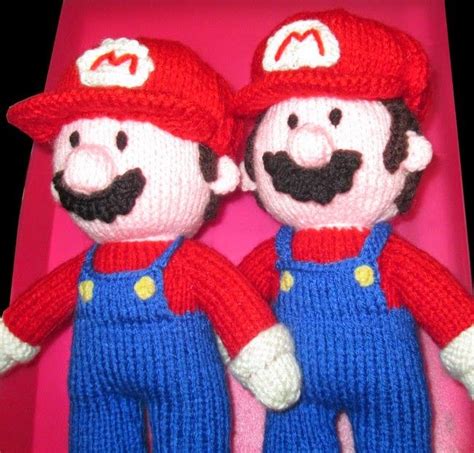 Avec De La Laine Mario Mario Crochet Super Mario Toys Stuffed Toys
