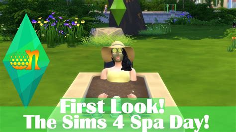 The Sims 4 First Look At Spa Day Game Pack Youtube
