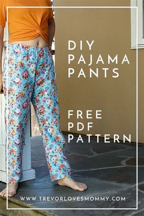 Hello Peeps Today I’m Proud To Announce My First Pdf Pattern Pajama Pants For Women And It
