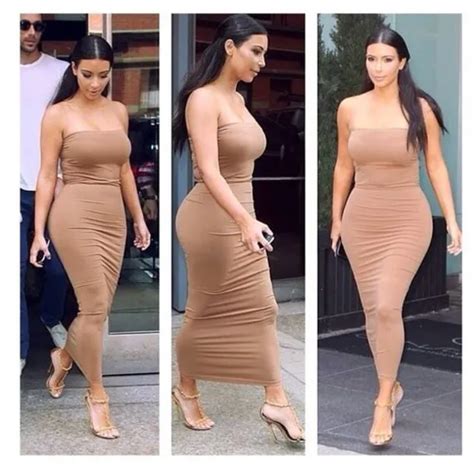 2014 kim kardashian women celebrity casual sexy sleeveless dress fashion bodycon strapless party