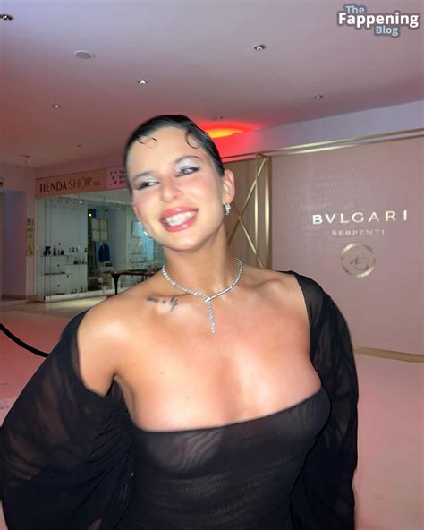 nathy peluso flashes her nude tits at the ‘bvlgari serpenti 75 years of infinite tale event in