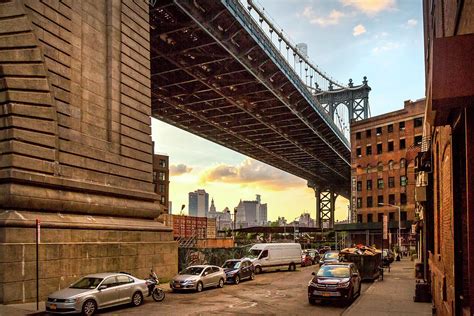 Dumbo Brooklyn Bridge Nyc Digital Art By Lumiere Fine Art America