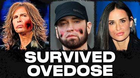 8 Celebrities Who Nearly Died After Overdose Drug Addiction Tragedies