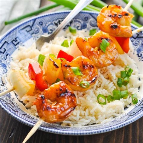 Grilled Shrimp With Basmati Rice Turkish Big Bite Restaurant