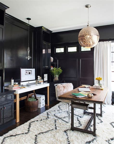 30 Black And White Home Offices That Leave You Spellbound With Images