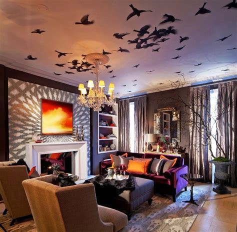 21 Stylish Living Room Halloween Decorations Ideas