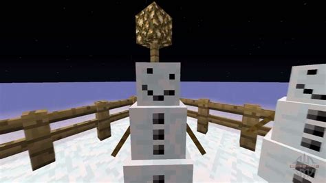 Bonecos De Neve Gerado Para Minecraft