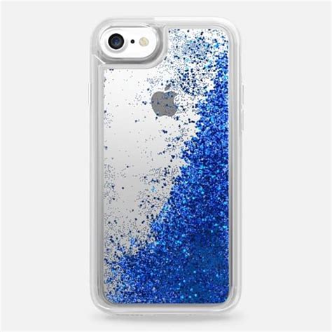 Casetify Iphone 8 Liquid Glitter Case Girly Modern Black White Blush