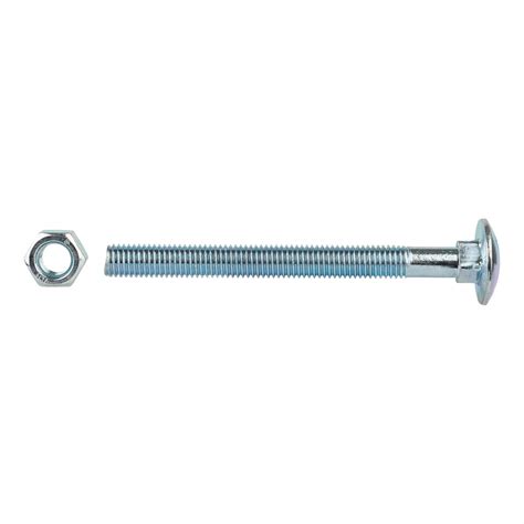 Cup Square Hex Bolt with Nut - M12 x 130mm - Zinc Plated - Pack 4 ...