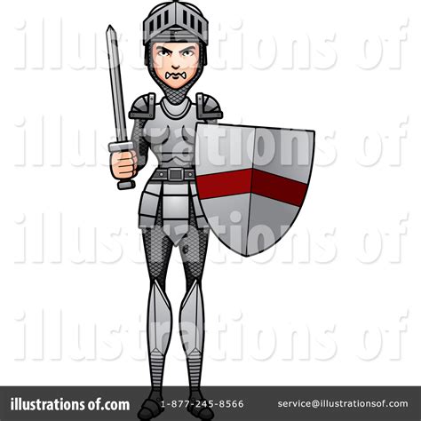Female Knight Clipart 1389206 Illustration By Cory Thoman