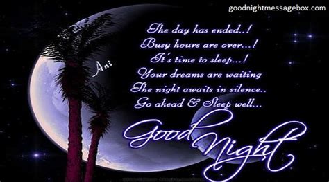 Good night messages always hold a deal for your beloved one. Good Night Poems For Lover/ Poems For Crush - Best Good Night Messages,Wishes,Quotes