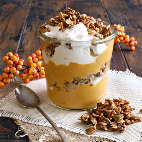 Hungry Couple Pumpkin Yogurt Parfait With Pumpkin Seed Granola