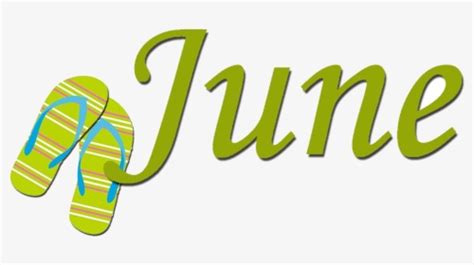 June Hello Clipart On Transparent Png June Month Png Download Kindpng