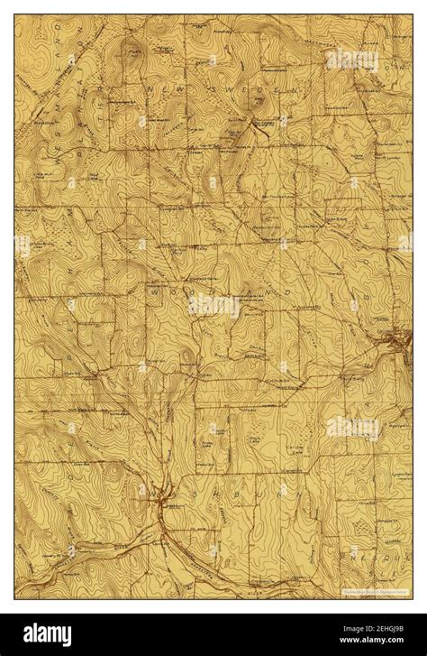 Caribou Maine Map 1929 148000 United States Of America By Timeless