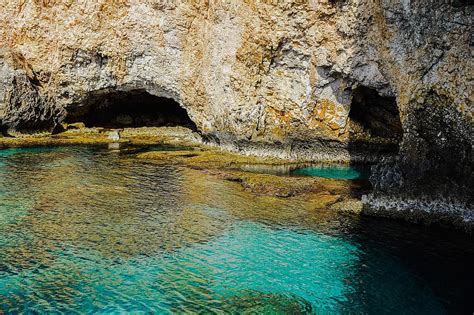Sea Caves Rock Erosion Geology Formation Scenery Nature Bridge