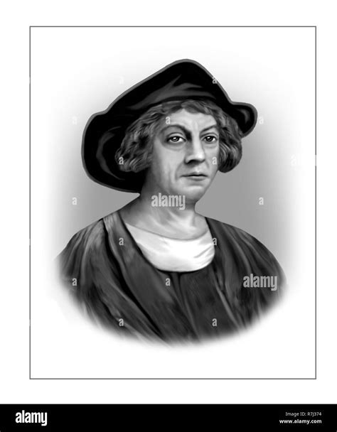 Christopher Columbus 1451 1506 Italian Explorer Navigator Stock Photo