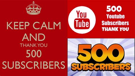 Thank You 500 Subscribers Youtube