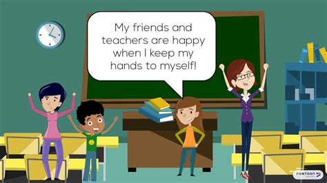 Keeping Your Hands To Yourself Social Story For Special Education Youtube