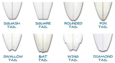 Surfboard Tail Shapes Basics What Are They And How Do They Work Degree 33 Surfboards Vlrengbr