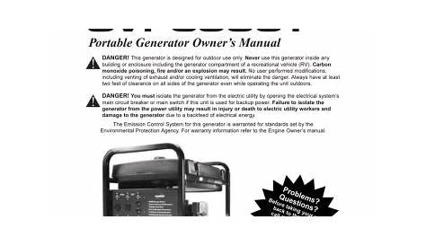 generac rv generator manual