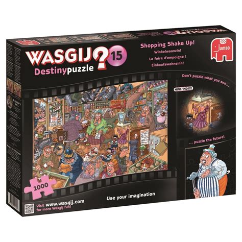 Jumbo Wasgij Destiny 15 Shopping Shake Up Jigsaw Puzzle 1000 Piece