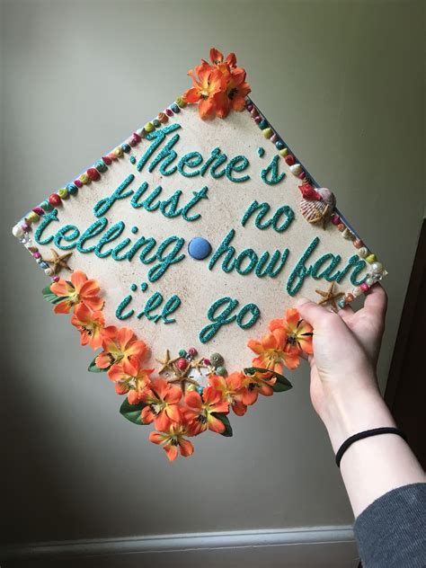 Disney Graduation Cap Moana A Friend Commissioned Me To Make This