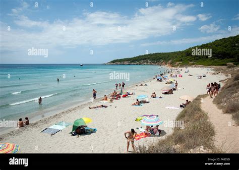 Menorca Tourists Sunbathing Hi Res Stock Photography And Images Alamy