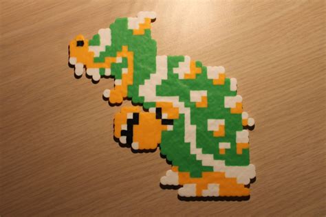 Bowser Pixel Art Bead Sprite From Super Mario Bros Super Mario Games Super Mario Bros V Games