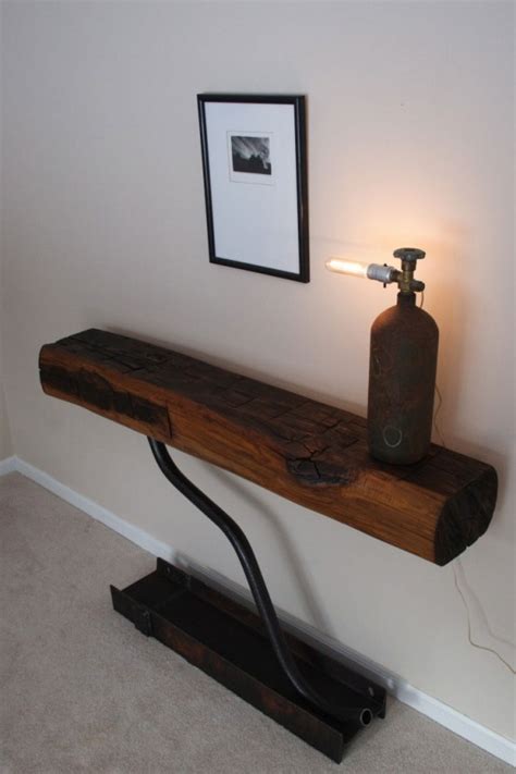 5 out of 5 stars. Reclaimed Wood Tables Made Of 1800's Beams - DigsDigs