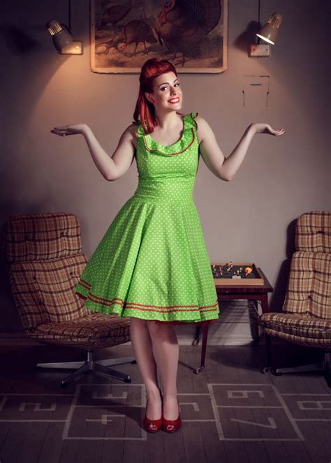 Ticci Rockabilly Dress Rockabilly Dress Green Polka Dot Dress Polka