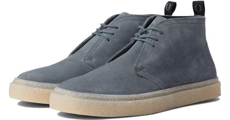 Fred Perry Hawley Suede In Blue For Men Lyst