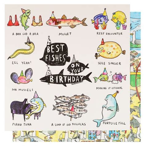 Best Fishes Birthday Card Birthday Cards Birthday Card Online Cool