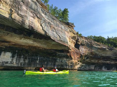This Pictured Rocks Kayak Tour In Michigan Showcases Miners Castle