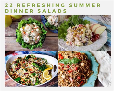 22 Refreshing Summer Dinner Salads | Just A Pinch in 2020 | Dinner salads, Refreshing summer ...