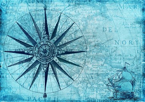 Nautical Map Compass