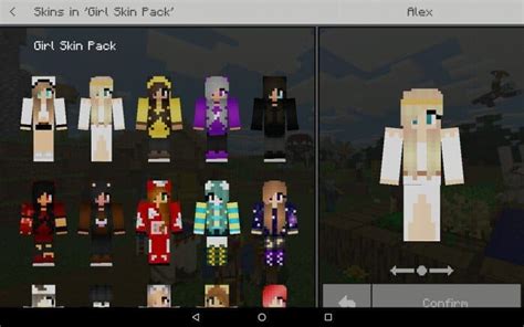 Girl Skin Pack Minecraft Pe Skin Packs
