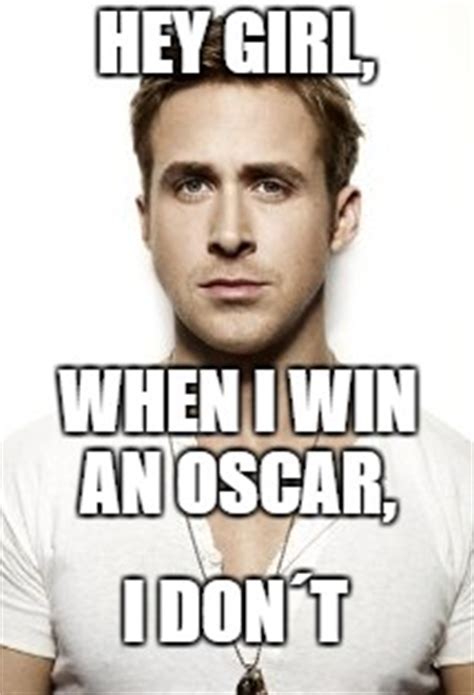 Ryan Gosling Oscar Memes