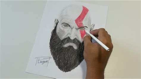 Actualizar 88 Kratos Dibujo A Lapiz Facil Muy Caliente Vn