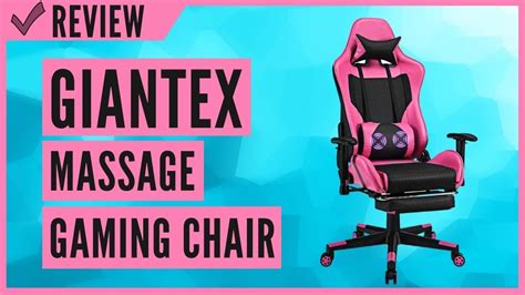 Giantex Massage Gaming Chair Review Youtube
